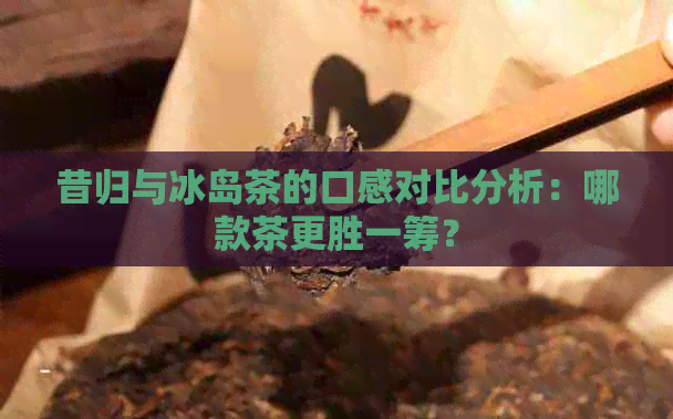 昔归与冰岛茶的口感对比分析：哪款茶更胜一筹？