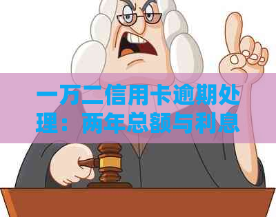 一万二信用卡逾期处理：两年总额与利息计算方式