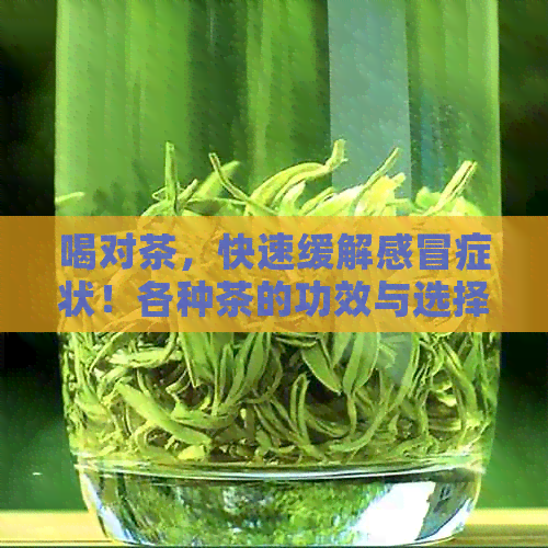 喝对茶，快速缓解感冒症状！各种茶的功效与选择建议