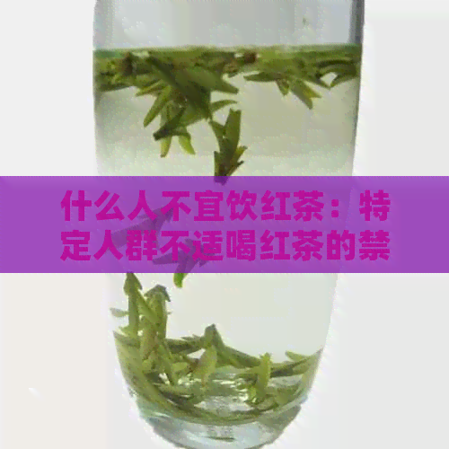 什么人不宜饮红茶：特定人群不适喝红茶的禁忌解析