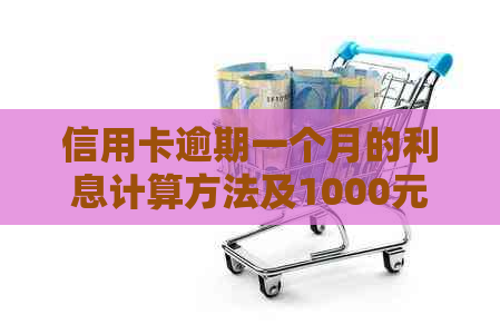 信用卡逾期一个月的利息计算方法及1000元案例分析