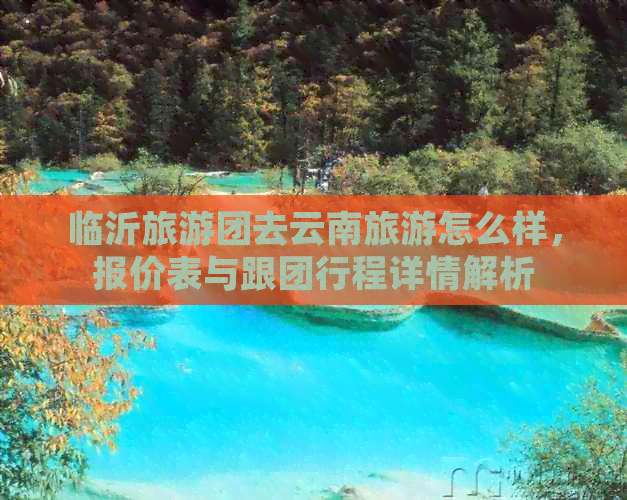 临沂旅游团去云南旅游怎么样，报价表与跟团行程详情解析