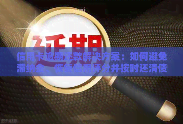 信用卡逾期还款解决方案：如何避免滞纳金、恢复信用评分并按时还清债务