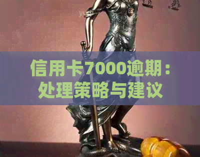 信用卡7000逾期：处理策略与建议