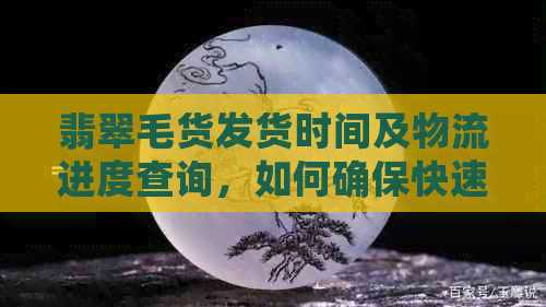 翡翠毛货发货时间及物流进度查询，如何确保快速送达？