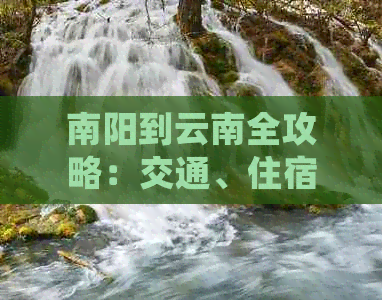 南阳到云南全攻略：交通、住宿、景点、美食一应俱全的详细旅游指南