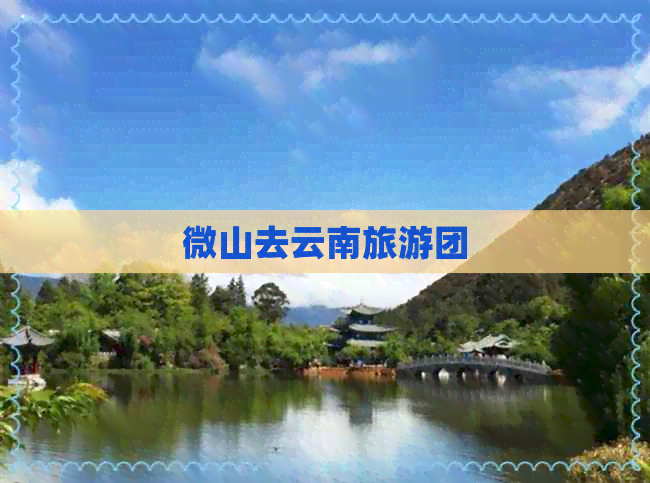 微山去云南旅游团