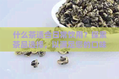 什么茶适合日常饮用？探索茶品选择，以满足您的口味需求