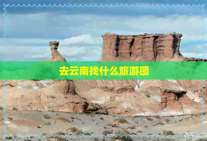 去云南找什么旅游团