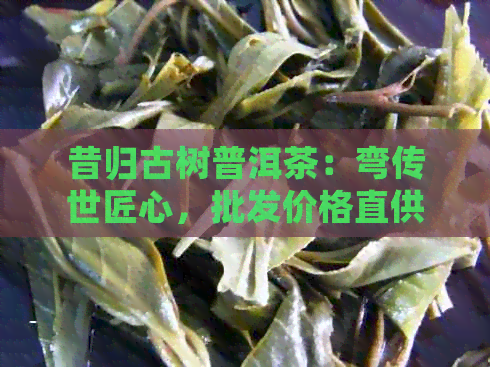 昔归古树普洱茶：弯传世匠心，批发价格直供