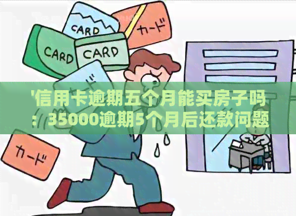 '信用卡逾期五个月能买房子吗：35000逾期5个月后还款问题解答'