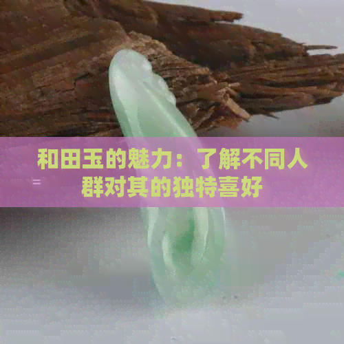 和田玉的魅力：了解不同人群对其的独特喜好