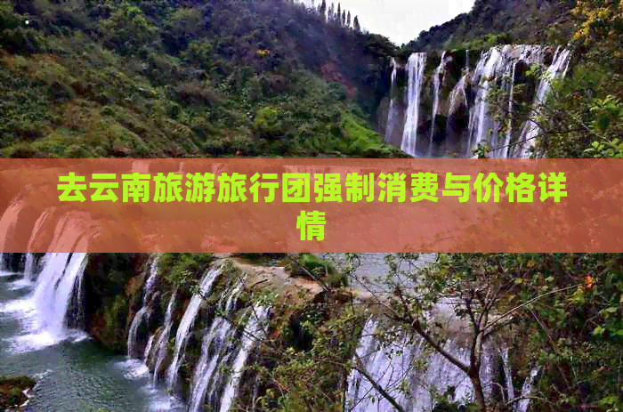 去云南旅游旅行团强制消费与价格详情