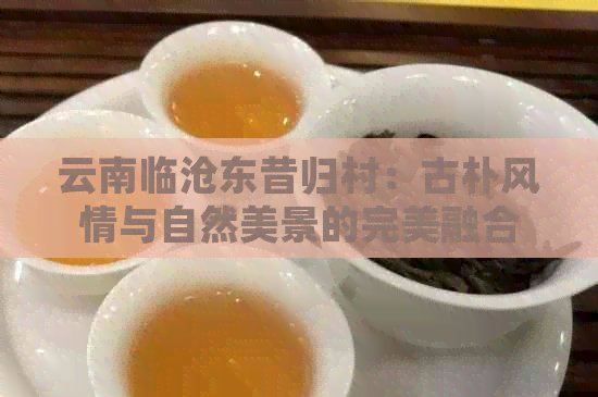 云南临沧东昔归村：古朴风情与自然美景的完美融合