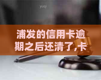 浦发的信用卡逾期之后还清了,卡还能用吗:逾期还款后使用指南