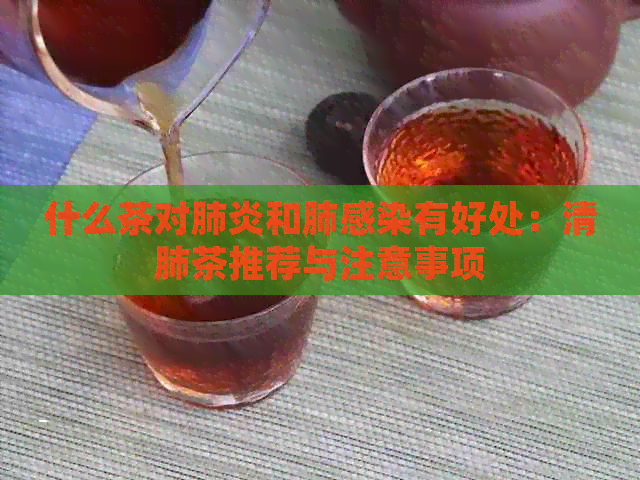 什么茶对和肺感染有好处：清肺茶推荐与注意事项