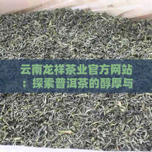 云南龙祥茶业官方网站：探索普洱茶的醇厚与独特