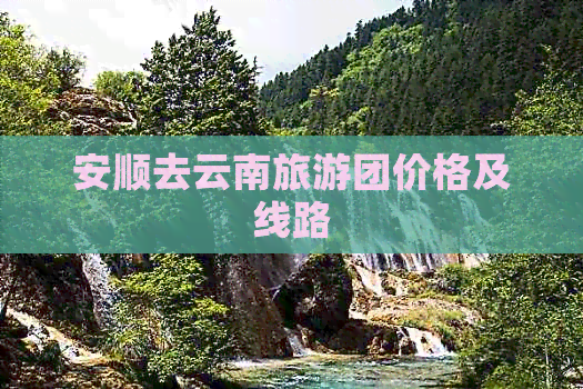 安顺去云南旅游团价格及线路