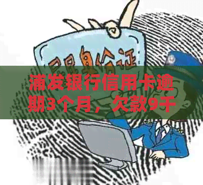 浦发银行信用卡逾期3个月，欠款9千元的解决方法和影响分析