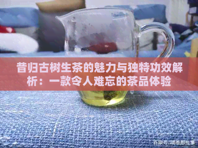 昔归古树生茶的魅力与独特功效解析：一款令人难忘的茶品体验