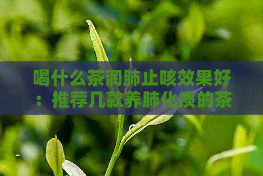 喝什么茶润肺止咳效果好：推荐几款养肺化痰的茶