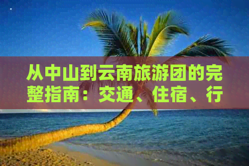 从中山到云南旅游团的完整指南：交通、住宿、行程及注意事项