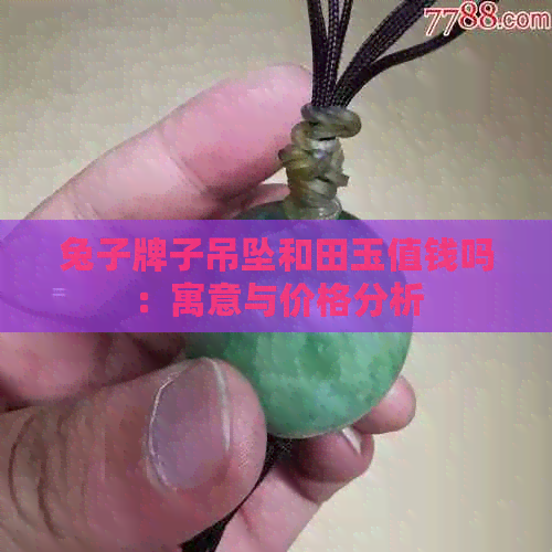 兔子牌子吊坠和田玉值钱吗：寓意与价格分析