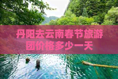 丹阳去云南春节旅游团价格多少一天