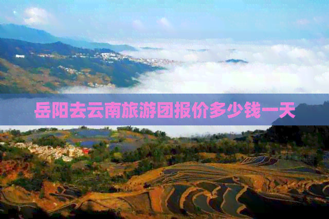 岳阳去云南旅游团报价多少钱一天