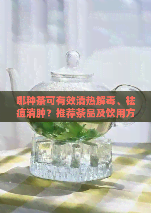 哪种茶可有效清热解、祛痘消肿？推荐茶品及饮用方法