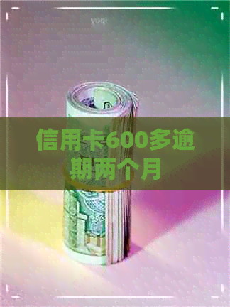 信用卡600多逾期两个月