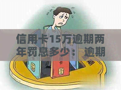 信用卡15万逾期两年罚息多少： 逾期利息计算及解析