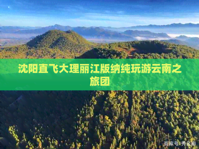 沈阳直飞大理丽江版纳纯玩游云南之旅团