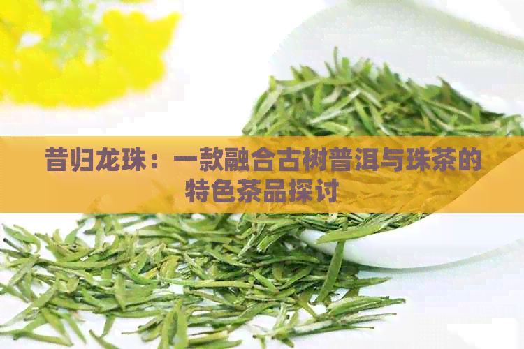 昔归龙珠：一款融合古树普洱与珠茶的特色茶品探讨