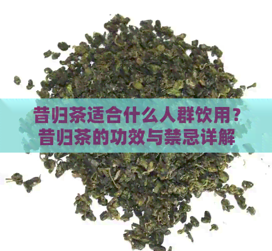 昔归茶适合什么人群饮用？昔归茶的功效与禁忌详解