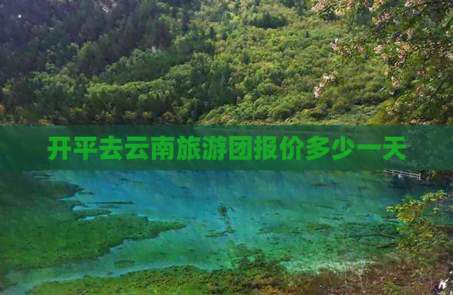 开平去云南旅游团报价多少一天