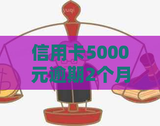 信用卡5000元逾期2个月：如何避免银行起诉和不必要的麻烦