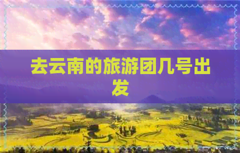 去云南的旅游团几号出发