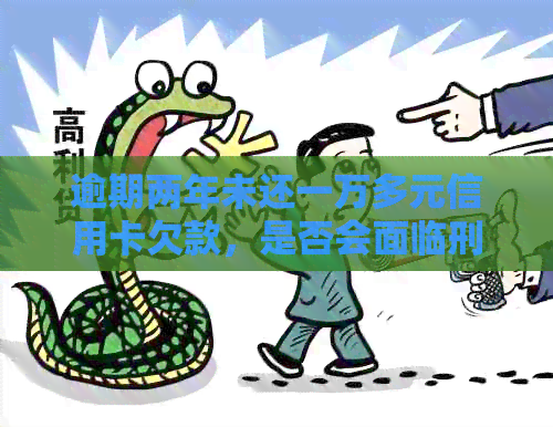 逾期两年未还一万多元信用卡欠款，是否会面临刑事责任？