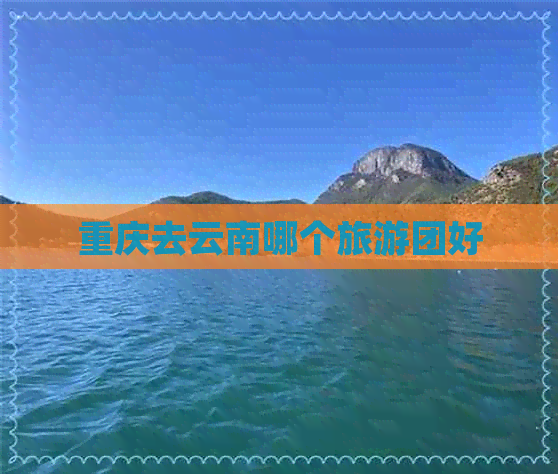 重庆去云南哪个旅游团好