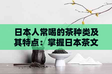 人常喝的茶种类及其特点：掌握茶文化的基本知识