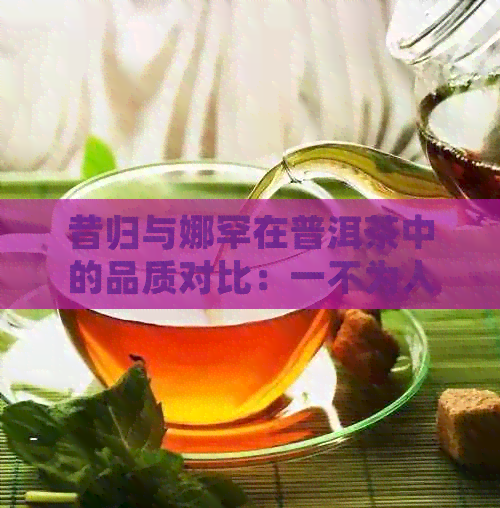 昔归与娜罕在普洱茶中的品质对比：一不为人知的历