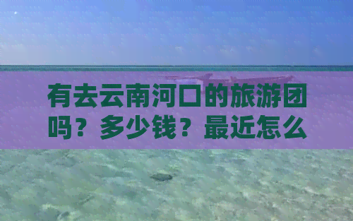 有去云南河口的旅游团吗？多少钱？最近怎么玩？