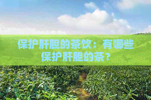 保护肝胆的茶饮：有哪些保护肝胆的茶？