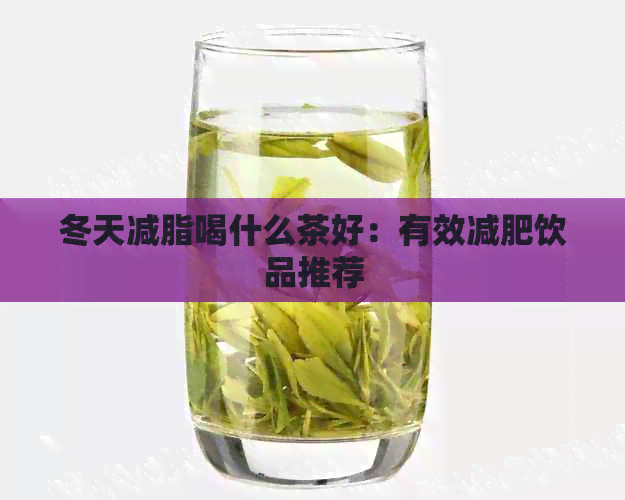 冬天减脂喝什么茶好：有效减肥饮品推荐