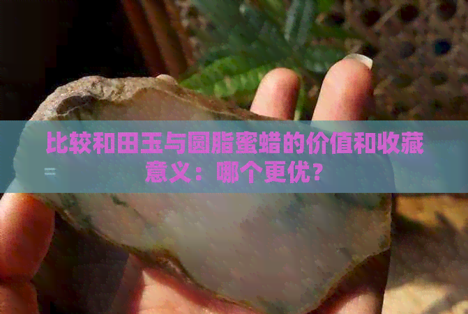 比较和田玉与圆脂蜜蜡的价值和收藏意义：哪个更优？