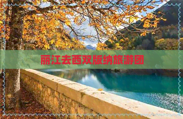 丽江去西双版纳旅游团