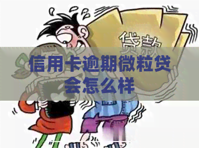 信用卡逾期微粒贷会怎么样