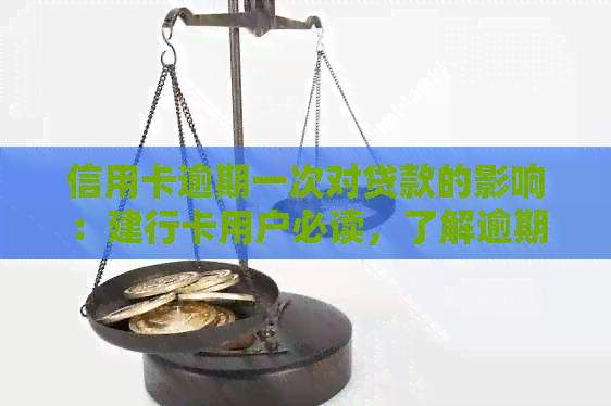 信用卡逾期一次对贷款的影响：建行卡用户必读，了解逾期后果及解决方案