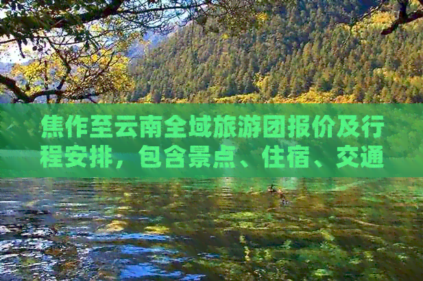 焦作至云南全域旅游团报价及行程安排，包含景点、住宿、交通等详细信息